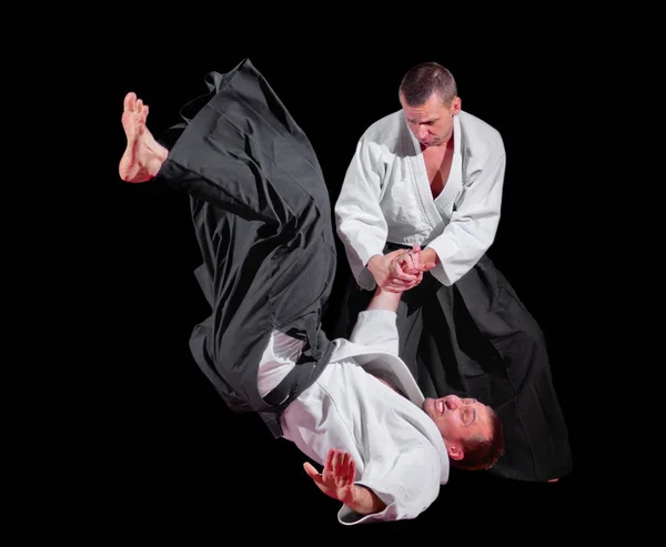 Two Martial Arts Fighters Isolated — Stock Photo, Image