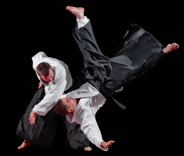 Two Martial Arts Fighters Isolated — Stock Photo, Image