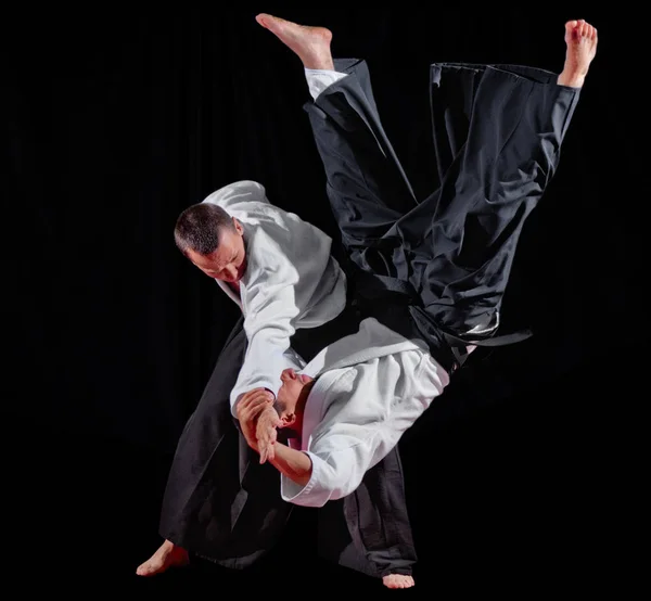 Two Martial Arts Fighters Isolated — Stock Photo, Image