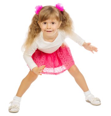 İzole küçük kız