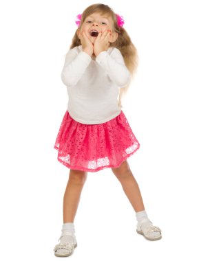 İzole küçük kız