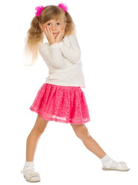 İzole küçük kız