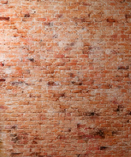 Vieux mur de brique rouge — Photo