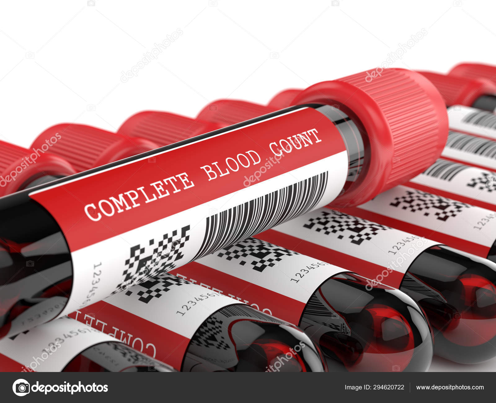 3d render of CBC blood tubes Stock Photo by ©ayo888 294620722