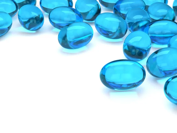 3d render of capsules with place for text — Stock Photo, Image