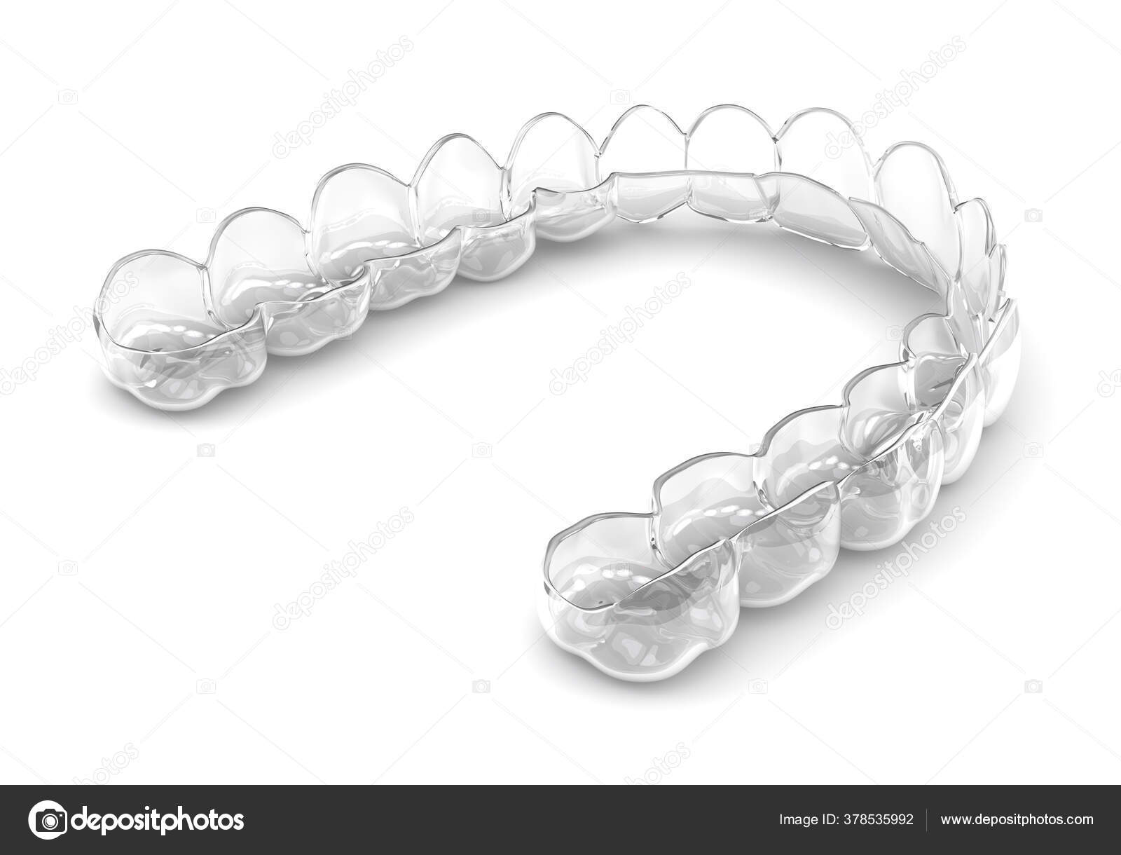 Render Invisalign Removable Invisible Vacuum Formed Retainer White ...