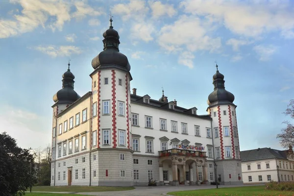 Entrance Palace Vrchlabi Czech Republic — Stock Photo, Image