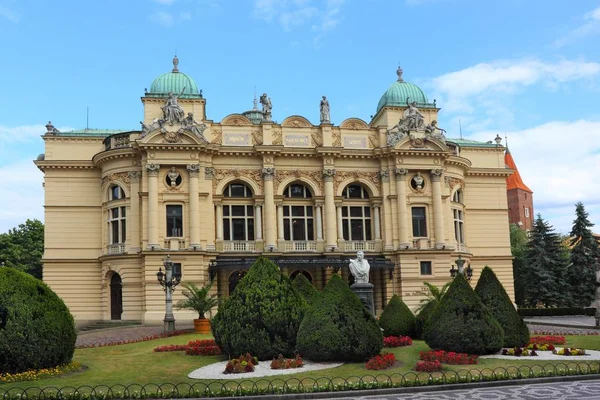 Juliusz Slowacki Színház Krakkó Lengyelország — Stock Fotó