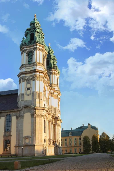 Igreja Grande Mosteiro Cristão Krzeszow Polônia — Fotografia de Stock