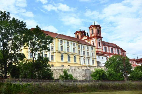 Schloss Und Tempel Litomerice Tschechische Republik — Stockfoto