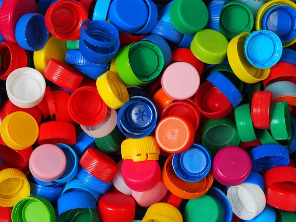 Background Made Bottle Screw Caps — Stock Photo, Image