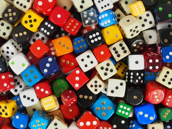 Kub dice samling — Stockfoto