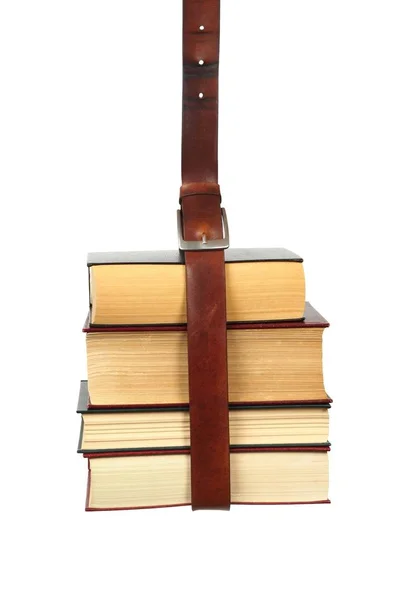 Books with belt — Stock Photo, Image