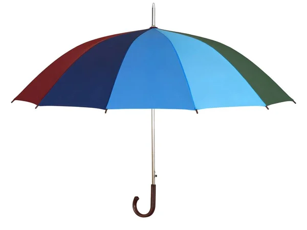 화이트에 무지개 우산 — 스톡 사진