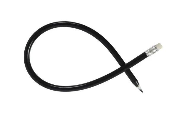 Flexible pencil on white — Stock Photo, Image