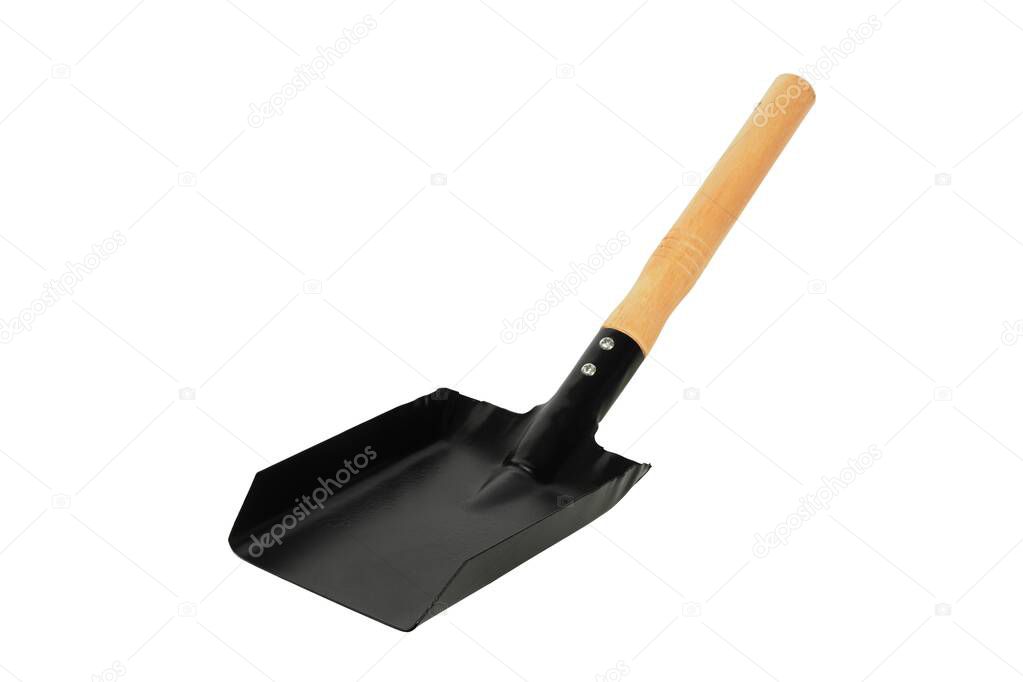 Hand shovel for coal and ash