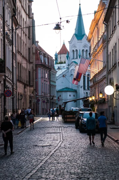 Рига Столица Крупнейший Город Латвии — стоковое фото