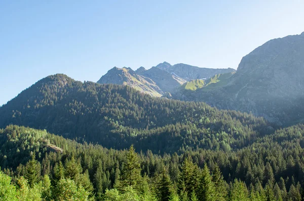 Västra Alperna Den Västra Delen Bergskedjan Alperna — Stockfoto