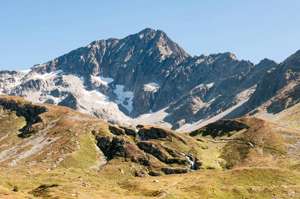 Alpi Occidentali Sono Parte Occidentale Della Catena Alpina — Foto Stock