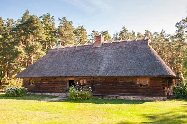 Das Ethnographische Freilichtmuseum Lettlands Sommertag — Stockfoto