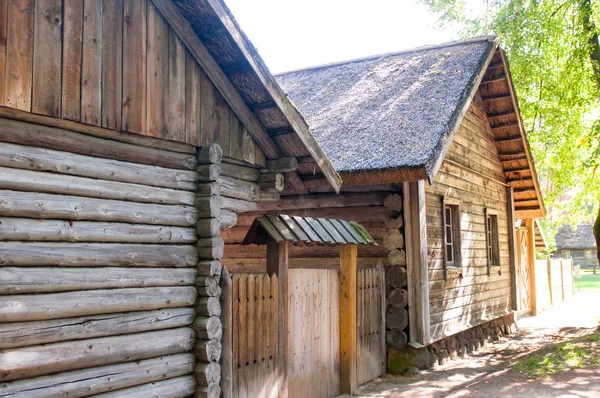 Das Ethnographische Freilichtmuseum Lettlands Sommertag — Stockfoto