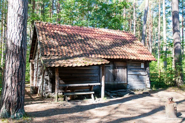 Néprajzi Nyissa Meg Levegő Múzeum Lett Nyári Napon — Stock Fotó