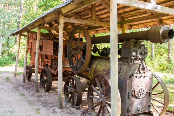 Motore a vapore per l'agricoltura — Foto Stock