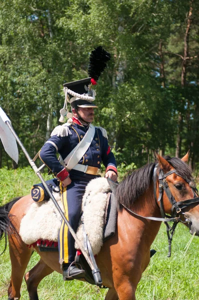 Wojny napoleońskie Bitwa w regionie Friedland Kaliningrad — Zdjęcie stockowe