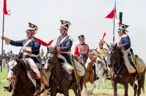 Napoleonische Kriege Schlacht im friedland Kaliningrader Gebiet — Stockfoto