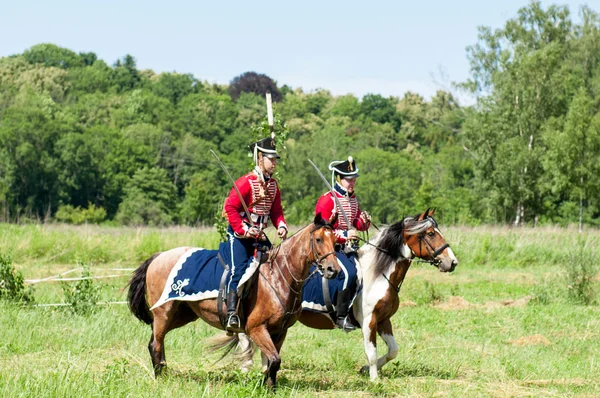 Napoleonische Kriege Schlacht im friedland Kaliningrader Gebiet — Stockfoto