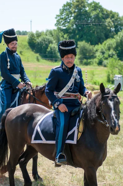 Napoleonische Kriege Schlacht im friedland Kaliningrader Gebiet — Stockfoto