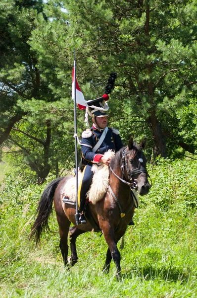 Wojny napoleońskie Bitwa w regionie Friedland Kaliningrad — Zdjęcie stockowe