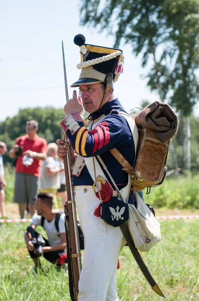 Napoleonische Kriege Schlacht im friedland Kaliningrader Gebiet — Stockfoto