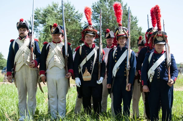 Napoleonische Kriege Schlacht im friedland Kaliningrader Gebiet — Stockfoto