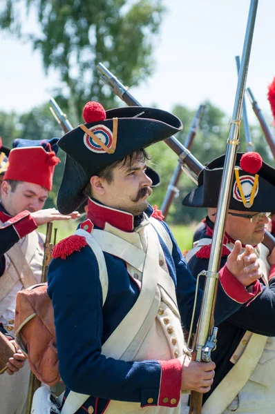 Napóleoni háborúk csata Friedland kalinyingrádi régióban — Stock Fotó