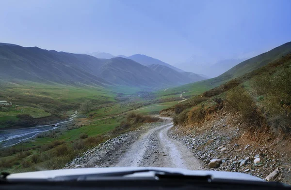 Road Trip Hills Mountains — Stock Photo, Image