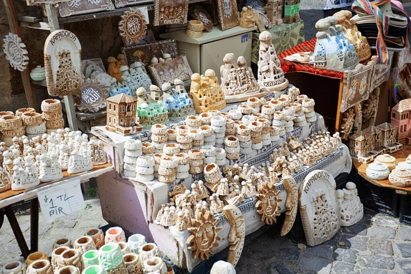 Kappadokien Türkei Mai 2014 Souvenirläden Der Hauptstraße Urgup — Stockfoto