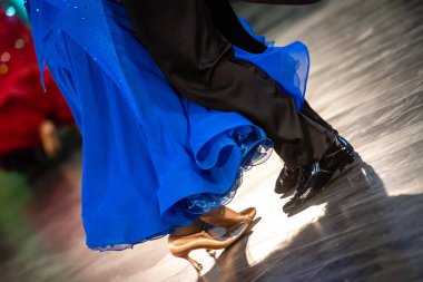 Balo Salonu dansçılar bacaklar closeup