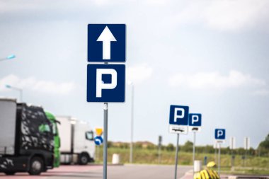 otopark park işareti