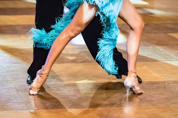 Κοντινό Πλάνο Ballroom Χορευτές Ποδιών — Φωτογραφία Αρχείου