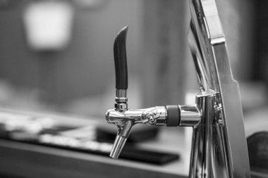 bir dokunun bira portre siyah ve beyaz için