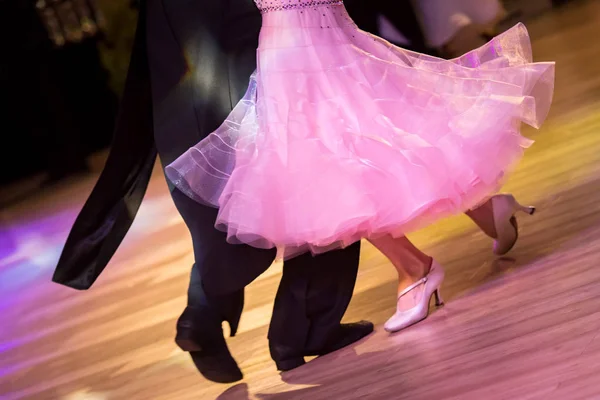 Dança de casal dança padrão — Fotografia de Stock