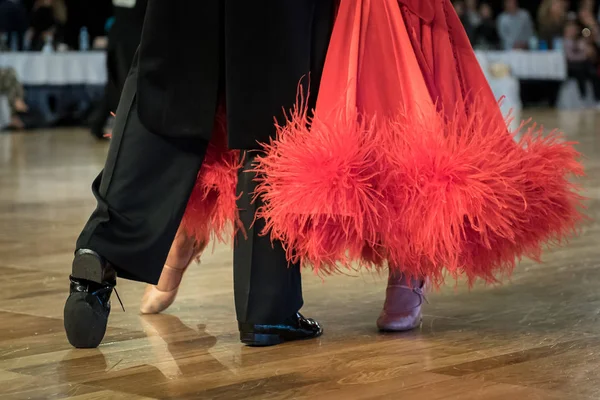 커플 댄스 표준 댄스 — 스톡 사진