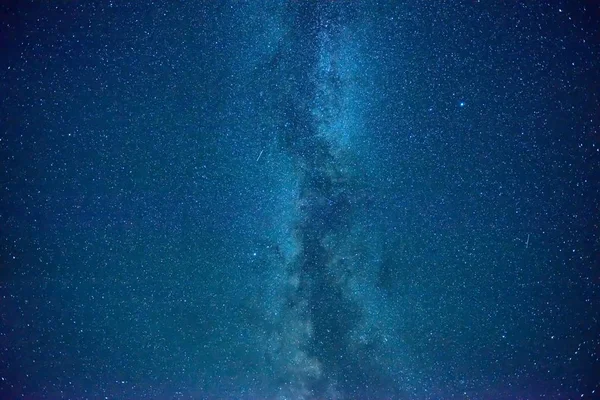 Éjszakai Sötétkék Sok Csillag Tejszerű Galaxis — Stock Fotó