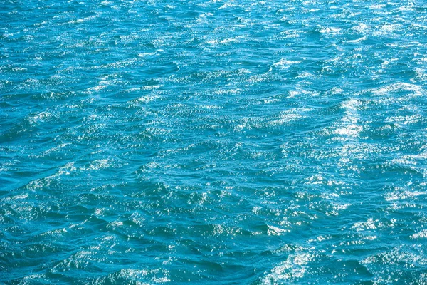 Blue Sea Background Natural Water Texture — Stock Photo, Image