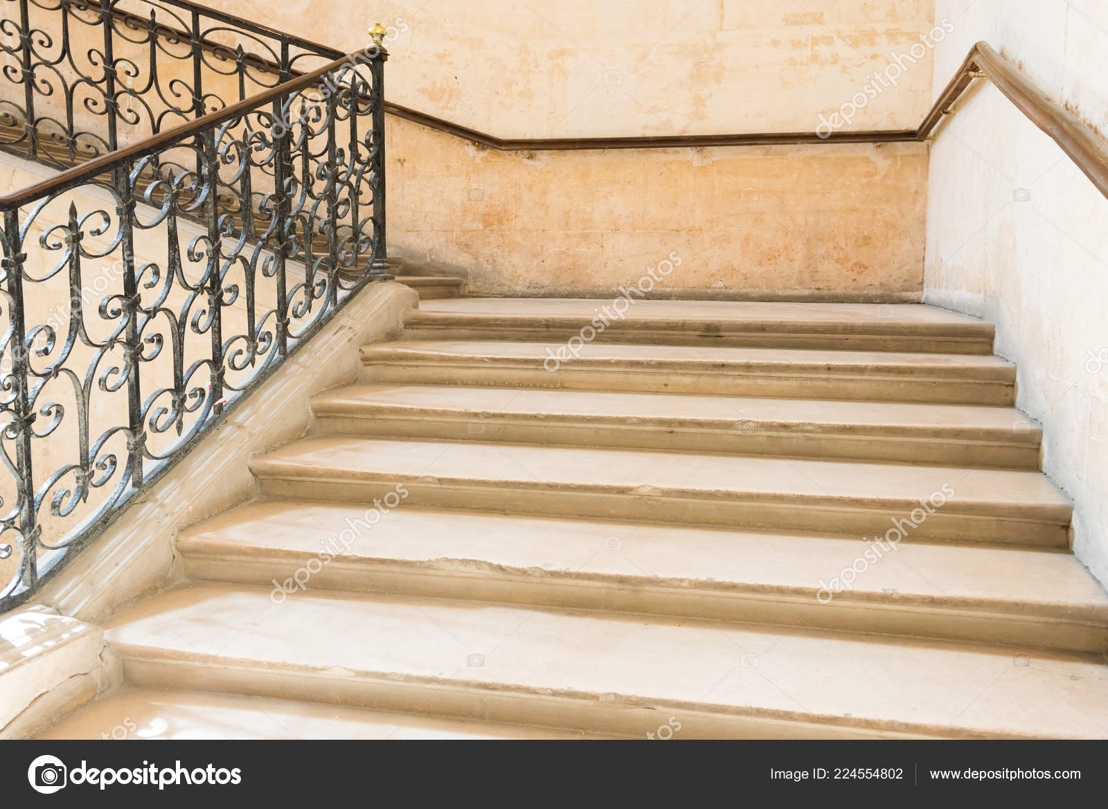 Marble Staircase Stairs Luxury Hall Stock Photo Image By C Dovapi 224554802