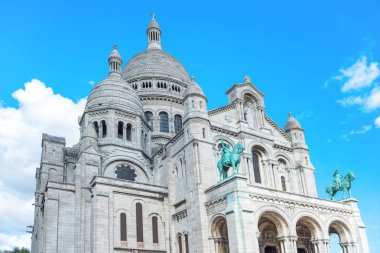 Basilica Sacred Heart Bazilikası'Coeur Basilique du Sacré Montmartre Paris ve Paris