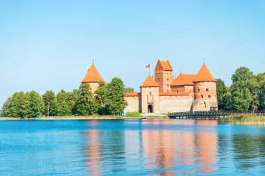 Ada Gölü Litvanya Trakai kale