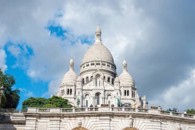 Basilica Sacred Heart Bazilikası'Coeur Basilique du Sacré Montmartre Paris ve Paris