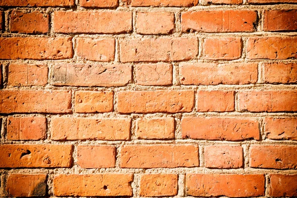 Red Old Brick Wall Texture Background — Stock Photo, Image